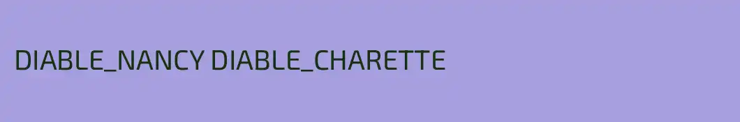 DIABLE_NANCY DIABLE_CHARETTE